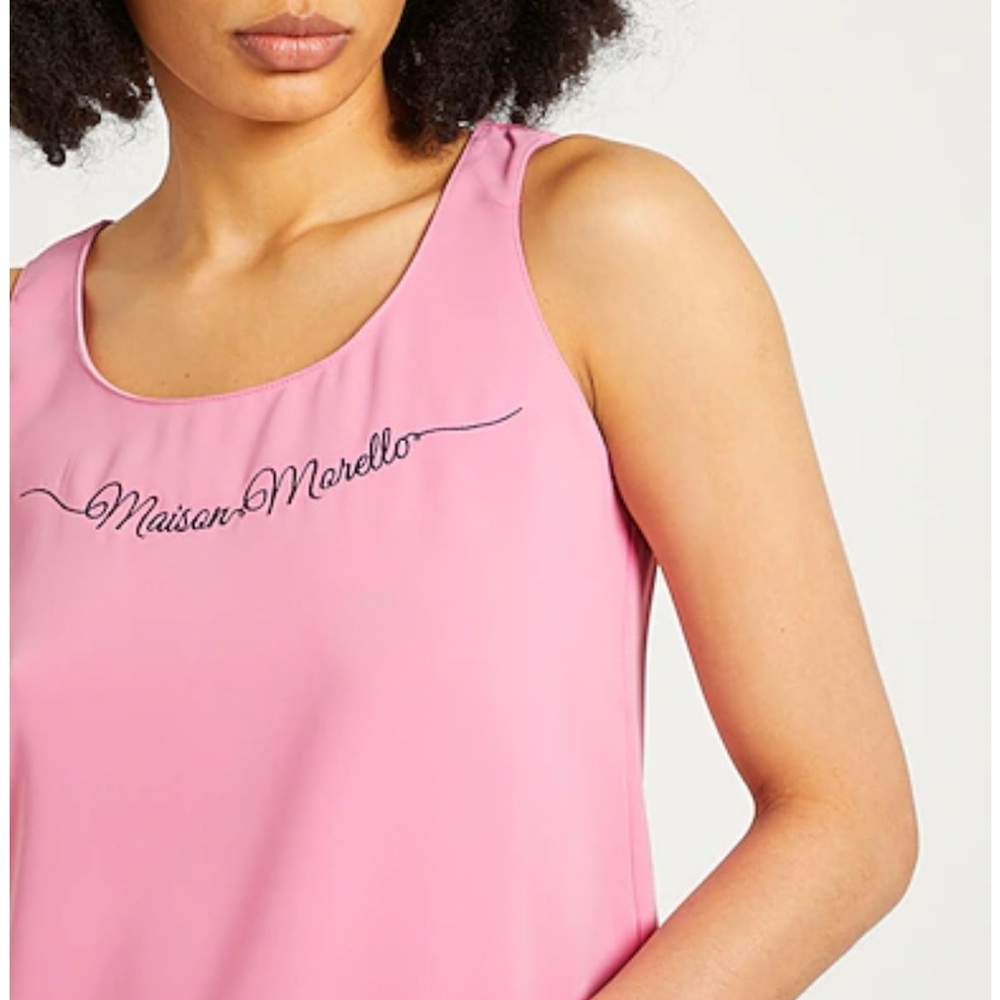 NWT Frankie Morello Pink Chemise